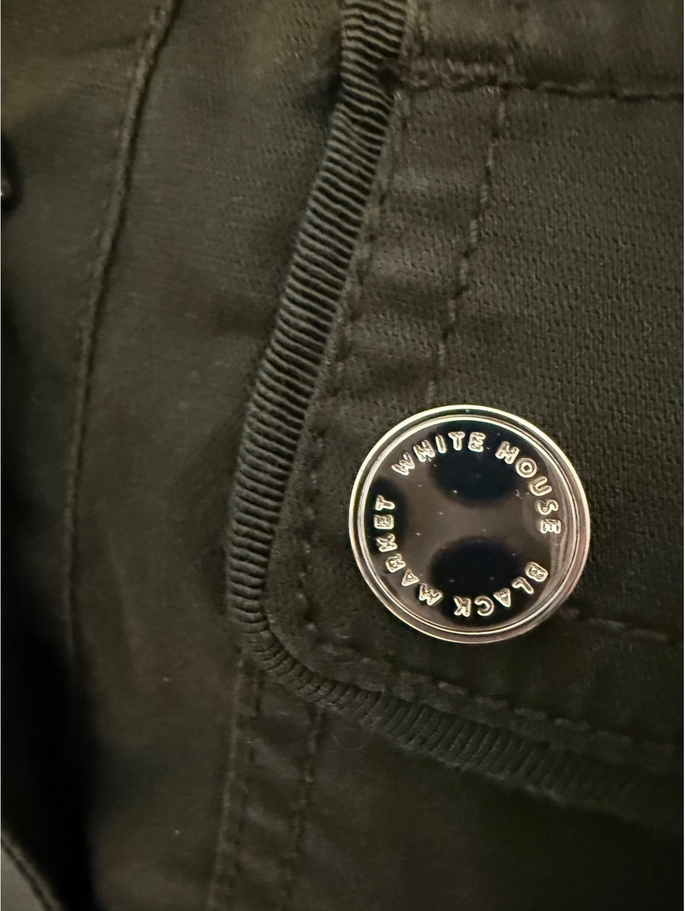 White House Black Market Olive Green Belted Utility Jacket Size 0 - Picture 10 of 14